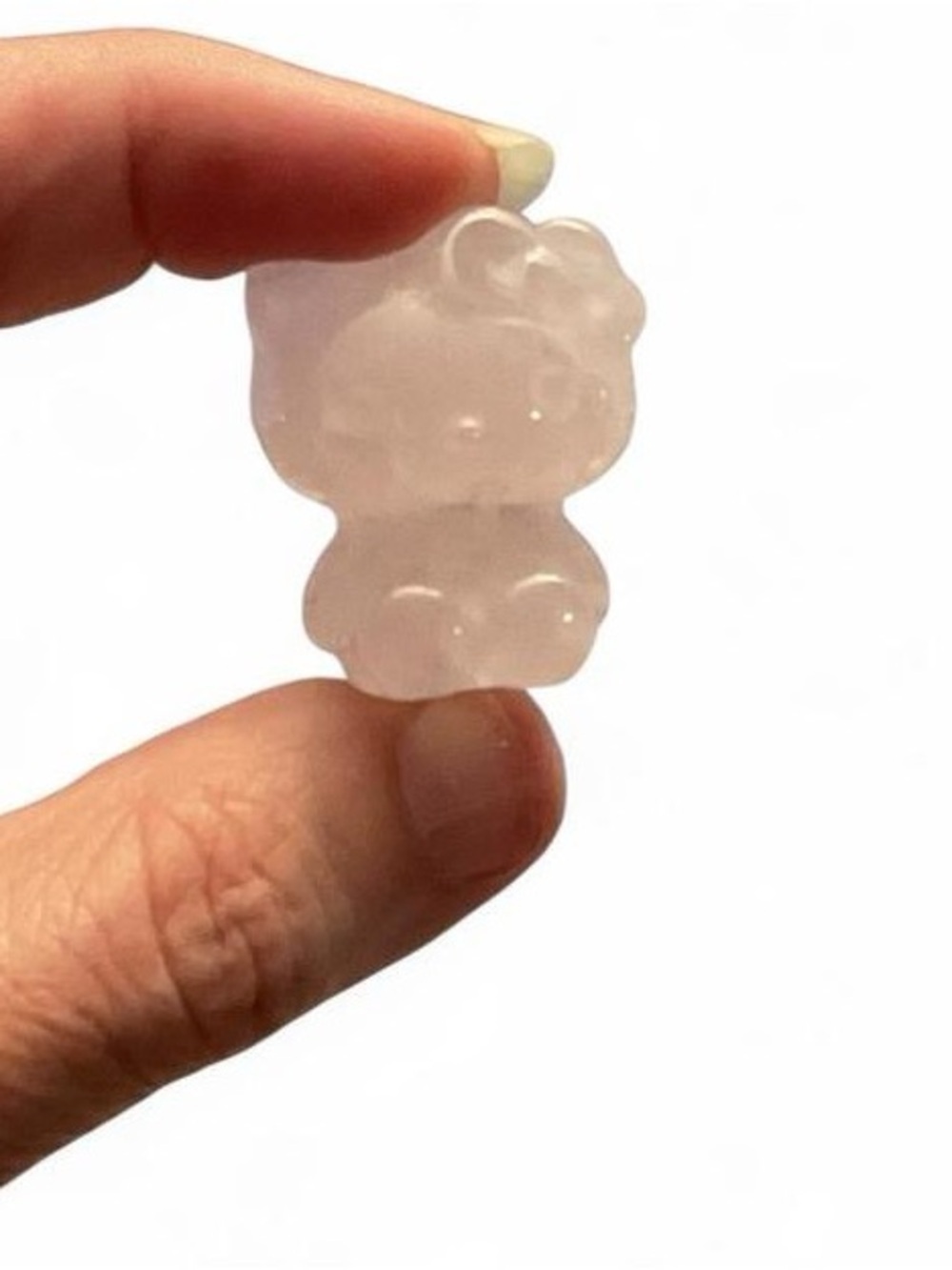 Hello Kitty Rose Quartz Crystal